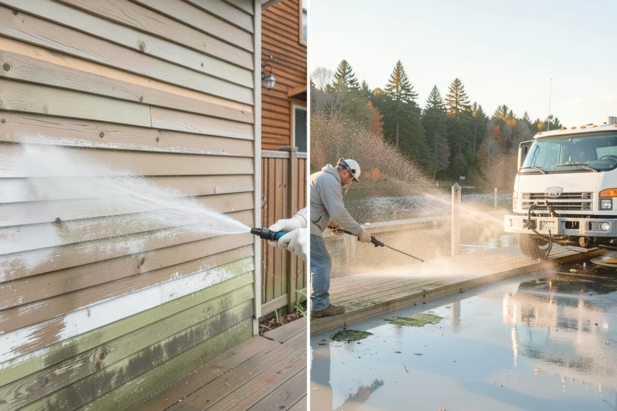 Moss Removal in Duvall, King County, WA - Assess the moss depth and the surfaces involved