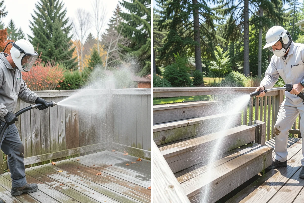 Moss Removal in Edgewood, Pierce County, WA - Assess the moss depth and the surfaces involved
