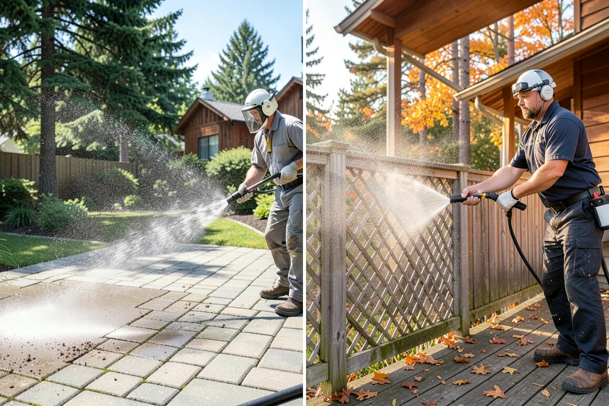 Moss Removal in Everett, Snohomish County, WA - Assess the moss depth and the surfaces involved