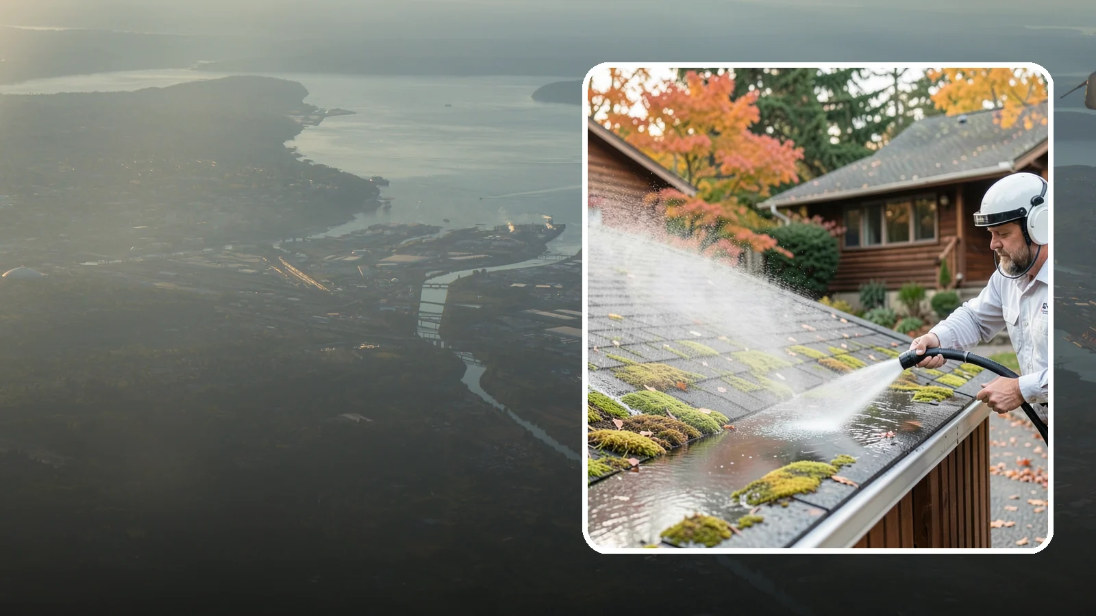 Moss Removal in Fife, Pierce County, WA - Moss treatment and removal that clears thick growth from roofs, walkways, decks, and shaded hardscapes.