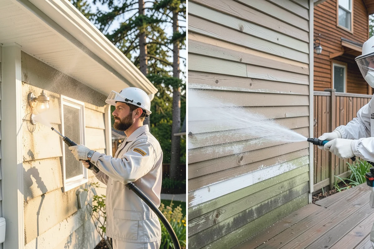 Moss Removal in Granite Falls, Snohomish County, WA - Assess the moss depth and the surfaces involved