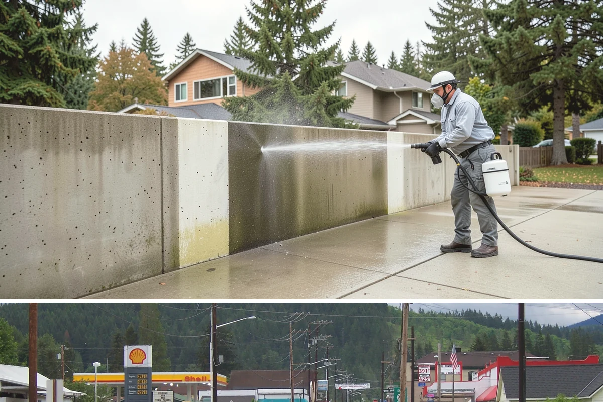 Moss Removal in Granite Falls, Snohomish County, WA - Remove moss in late summer or early fall so treatment can work before winter rains fuel a new flush of growth.