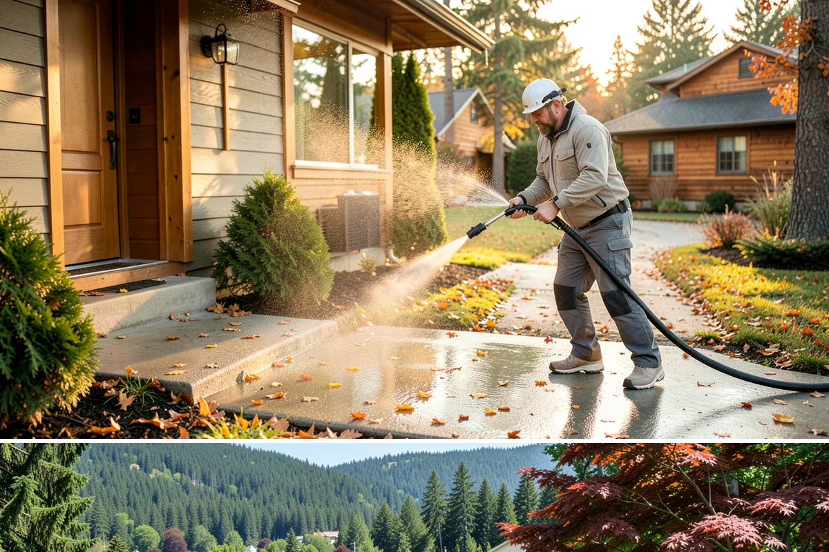 Moss Removal in Index, Snohomish County, WA - Remove moss in late summer or early fall so treatment can work before winter rains fuel a new flush of growth.