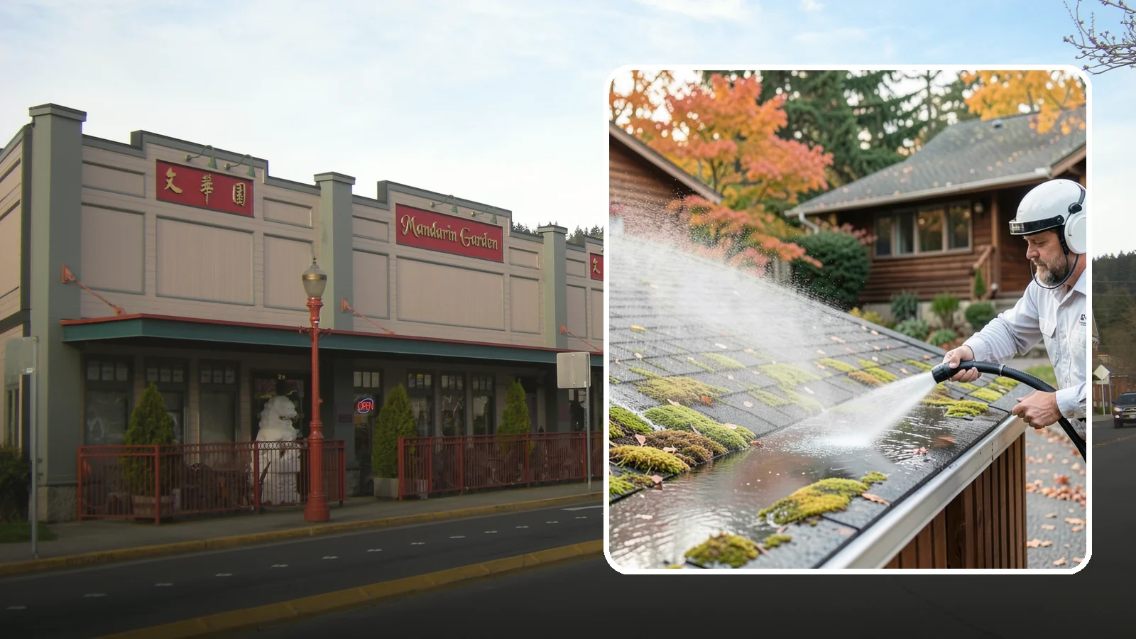 Moss Removal in Issaquah, King County, WA - Moss treatment and removal that clears thick growth from roofs, walkways, decks, and shaded hardscapes.