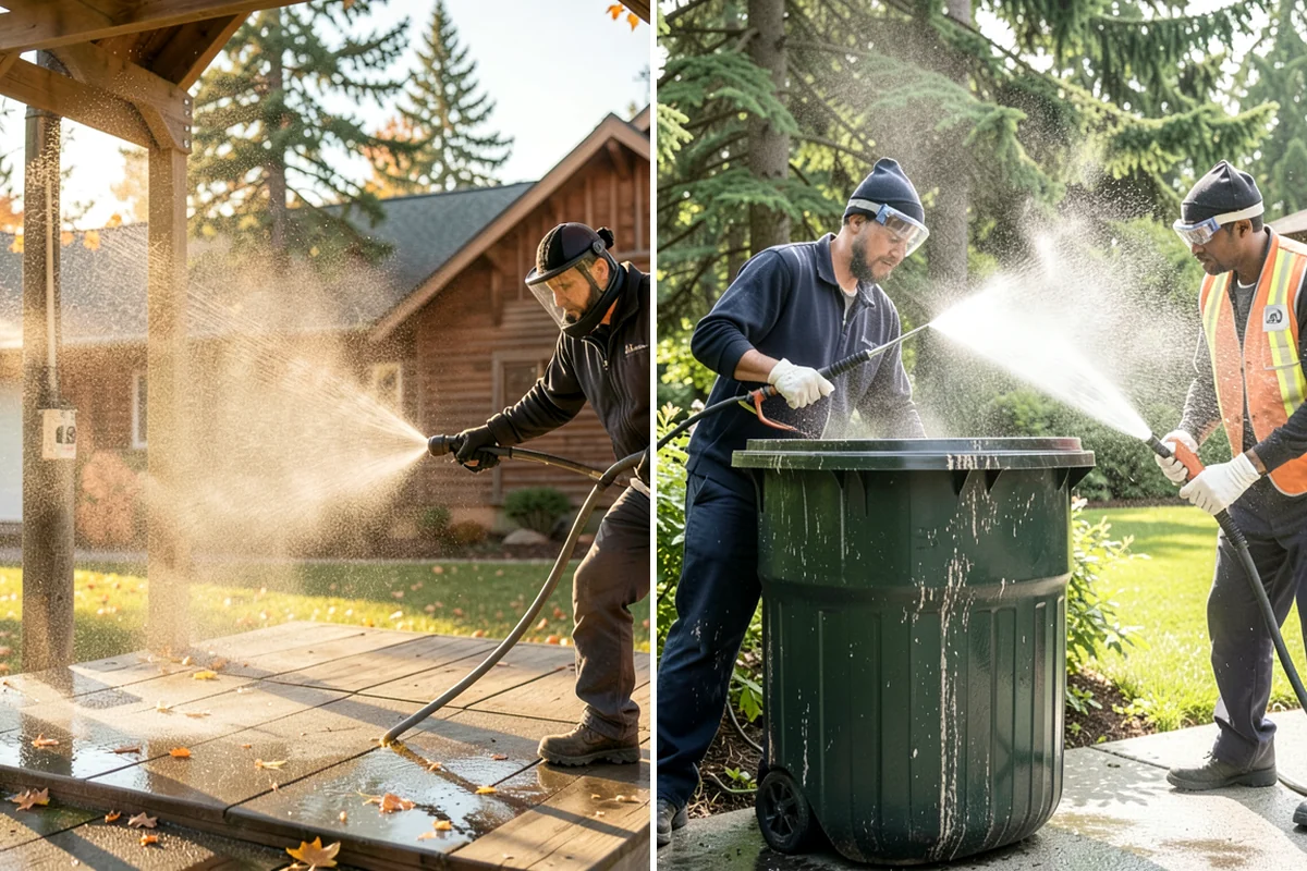 Moss Removal in Kenmore, King County, WA - Assess the moss depth and the surfaces involved