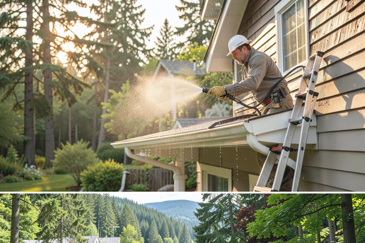Moss Removal in Lake Forest Park, King County, WA - Remove moss in late summer or early fall so treatment can work before winter rains fuel a new flush of growth.