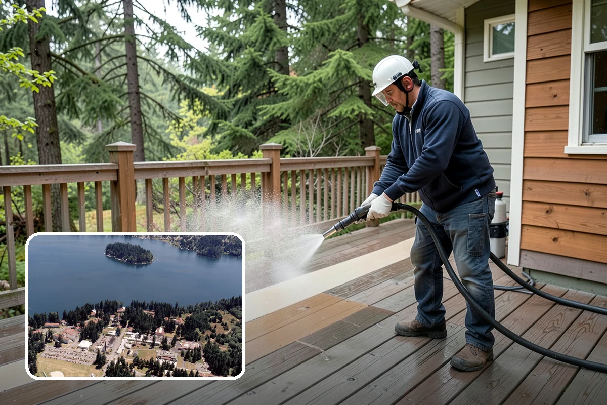 Moss Removal in Lakewood, Pierce County, WA - Clears heavy moss without damaging shingles or joints
