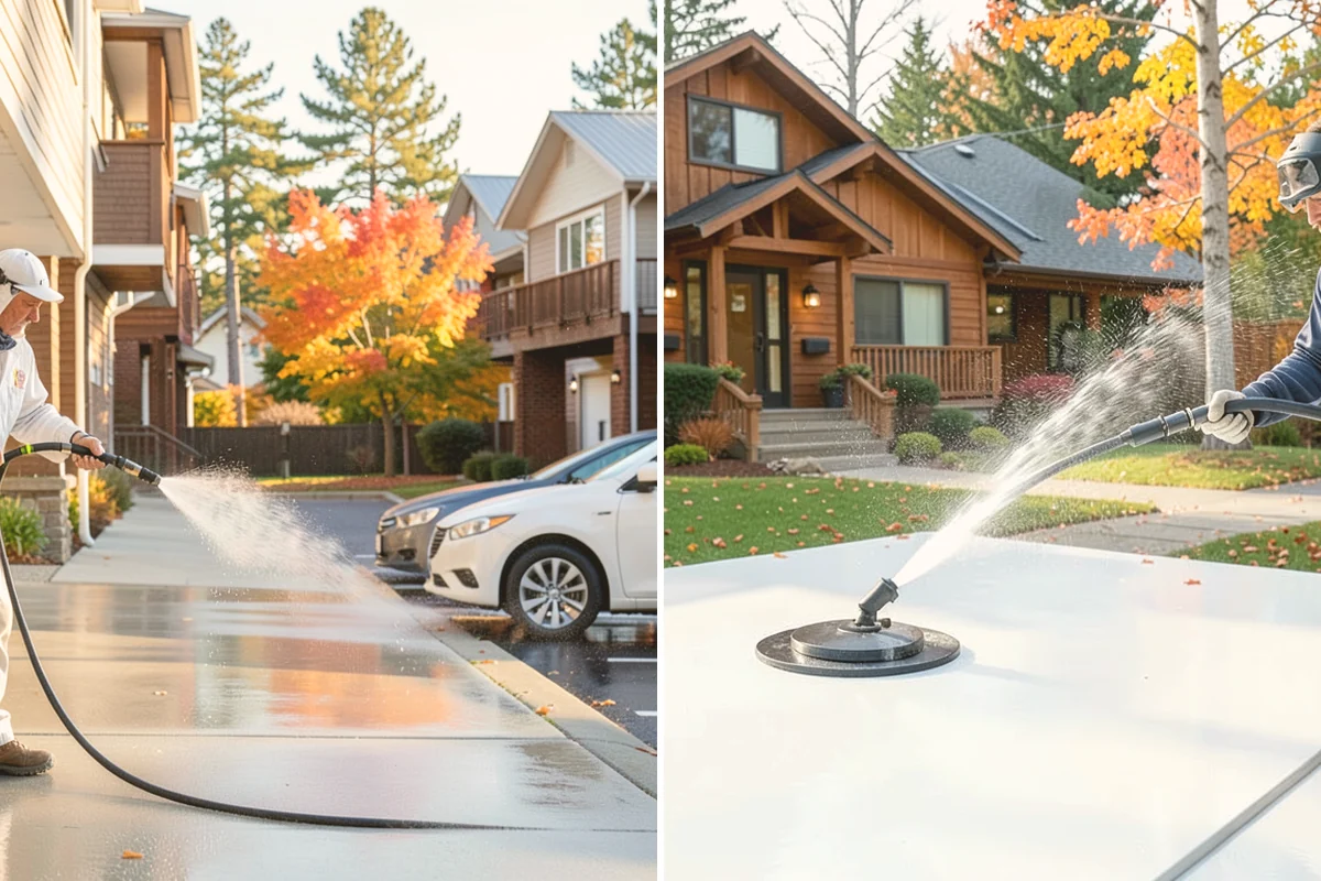 Moss Removal in Lynnwood, Snohomish County, WA - Assess the moss depth and the surfaces involved