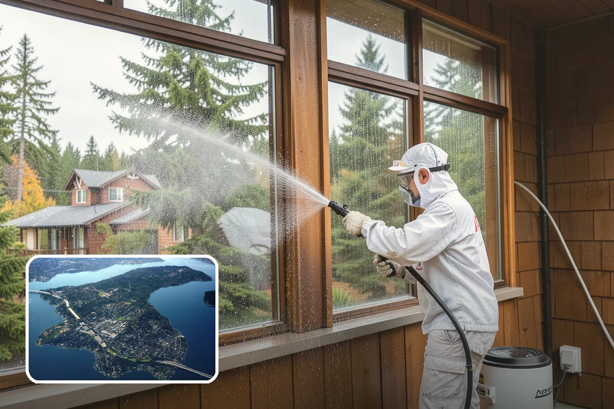 Moss Removal in Mercer Island, King County, WA - Clears heavy moss without damaging shingles or joints