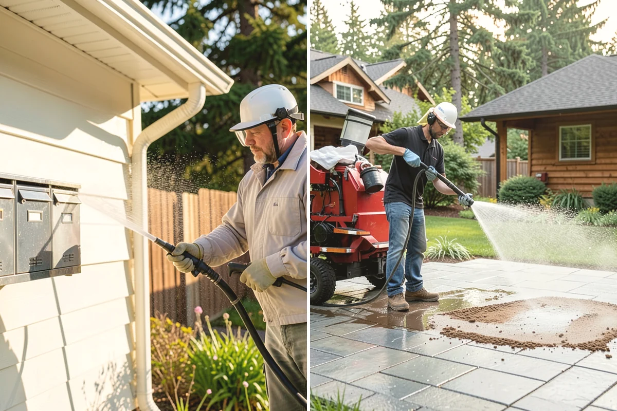 Moss Removal in Mercer Island, King County, WA - Assess the moss depth and the surfaces involved