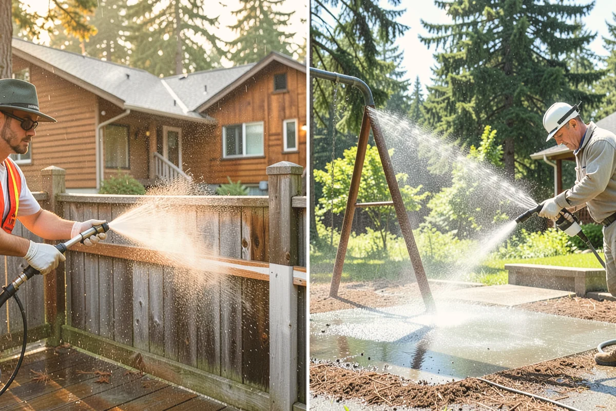 Moss Removal in Mount Vernon, Skagit County, WA - Assess the moss depth and the surfaces involved