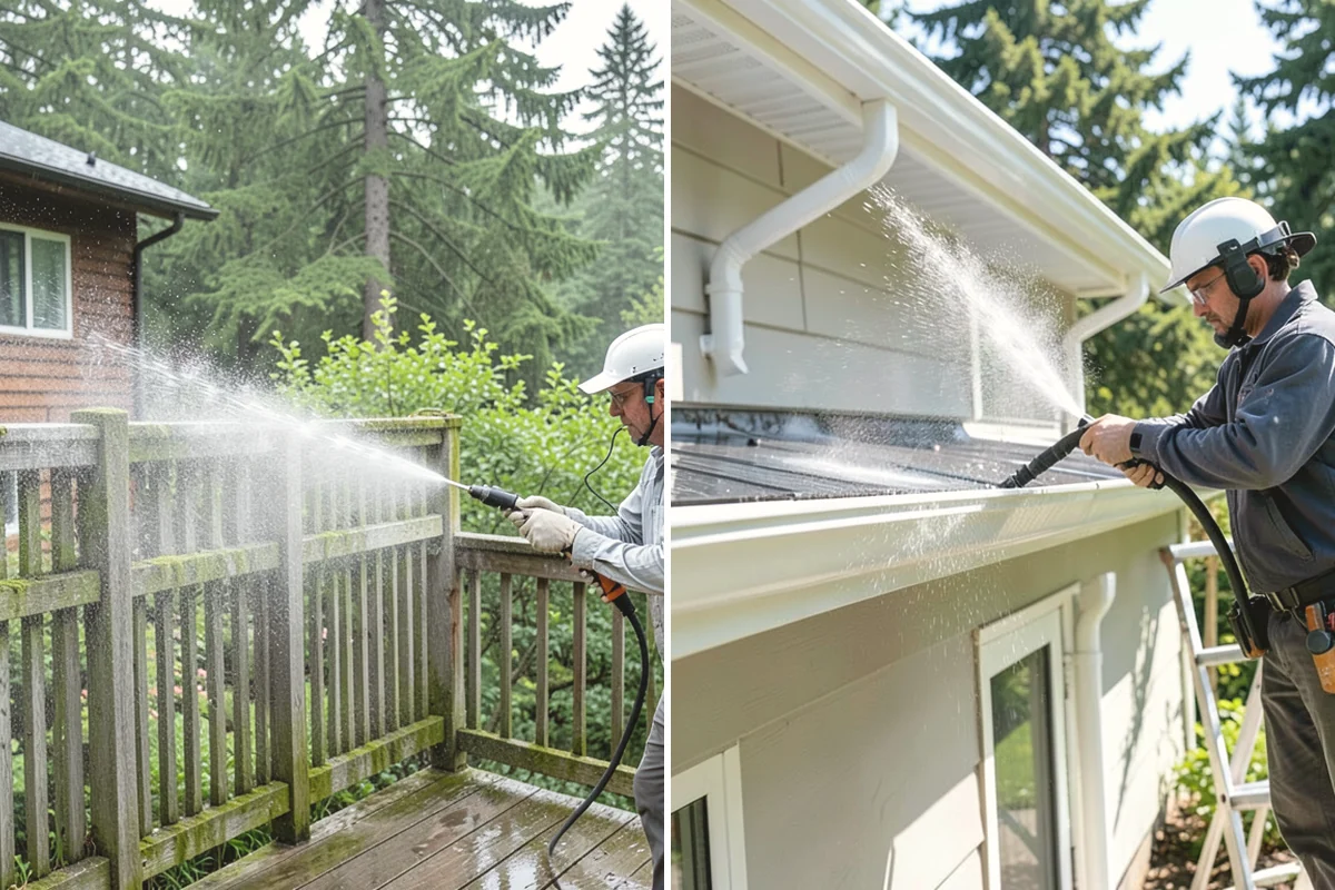 Moss Removal in Mukilteo, Snohomish County, WA - Assess the moss depth and the surfaces involved