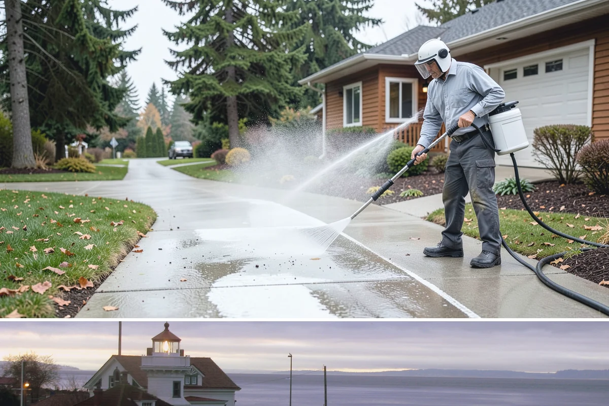 Moss Removal in Mukilteo, Snohomish County, WA - Remove moss in late summer or early fall so treatment can work before winter rains fuel a new flush of growth.