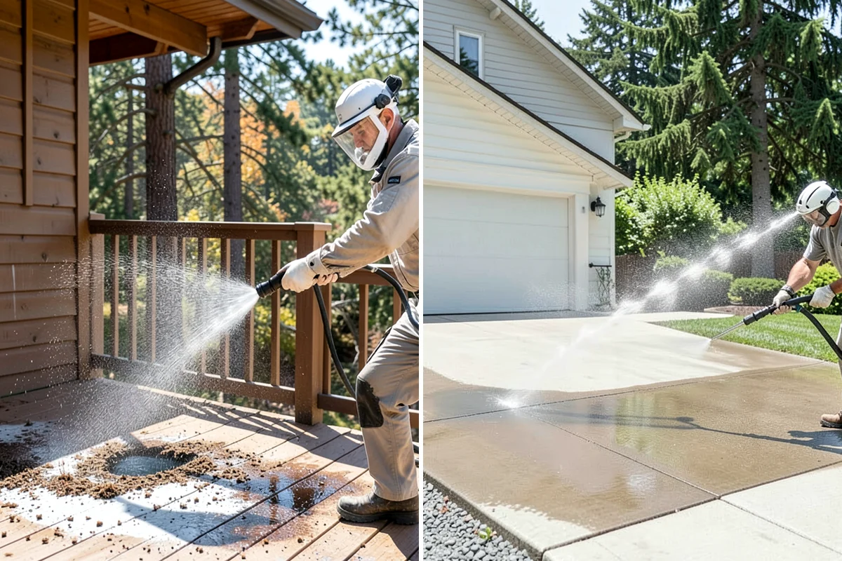 Moss Removal in Normandy Park, King County, WA - Assess the moss depth and the surfaces involved