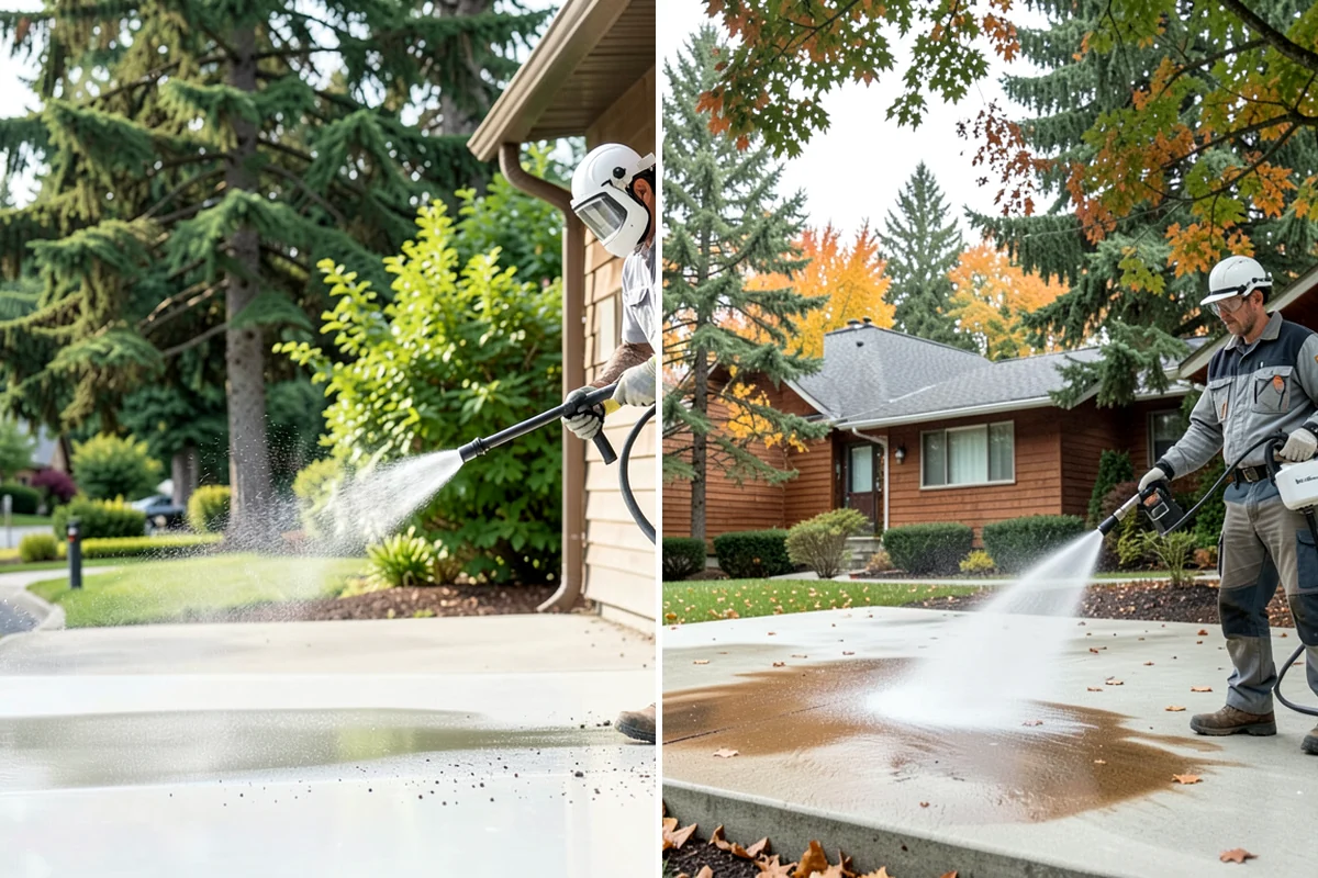 Moss Removal in Pacific, King County, WA - Assess the moss depth and the surfaces involved