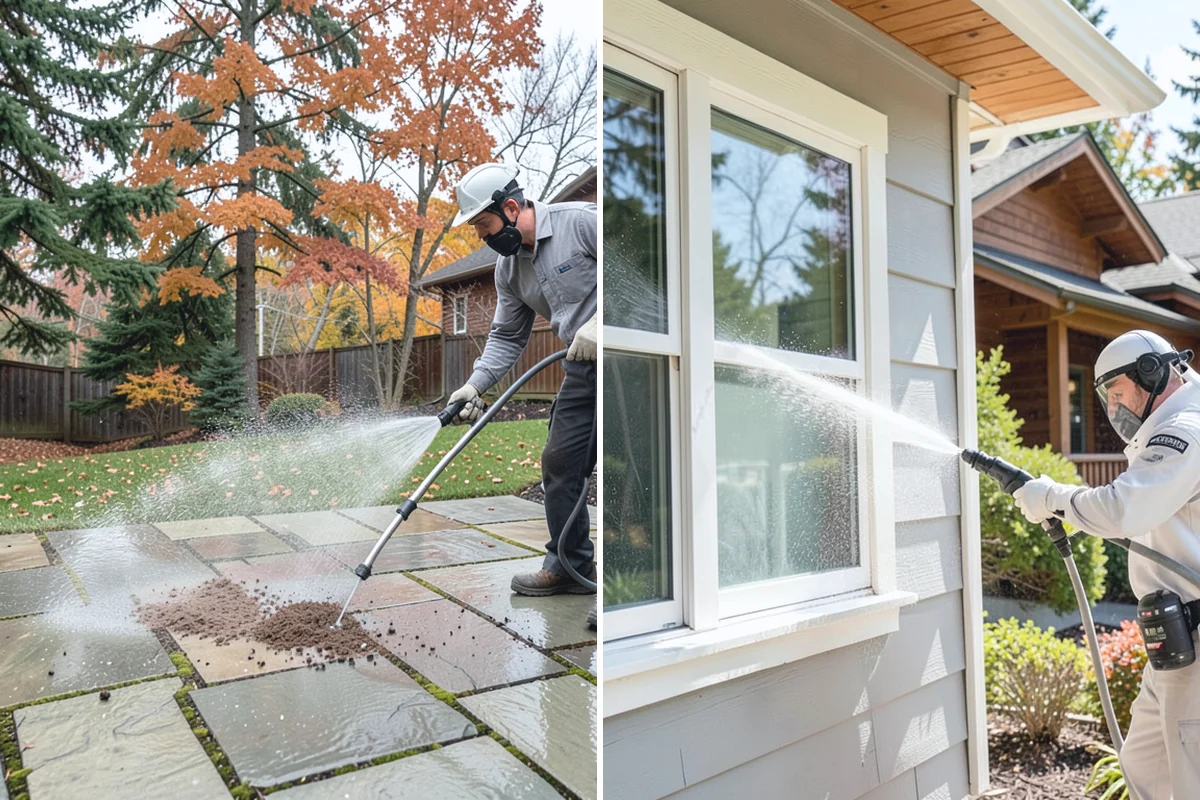 Moss Removal in Roy, Pierce County, WA - Assess the moss depth and the surfaces involved