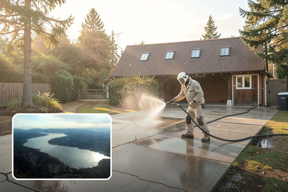 Moss Removal in Sammamish, King County, WA - Clears heavy moss without damaging shingles or joints