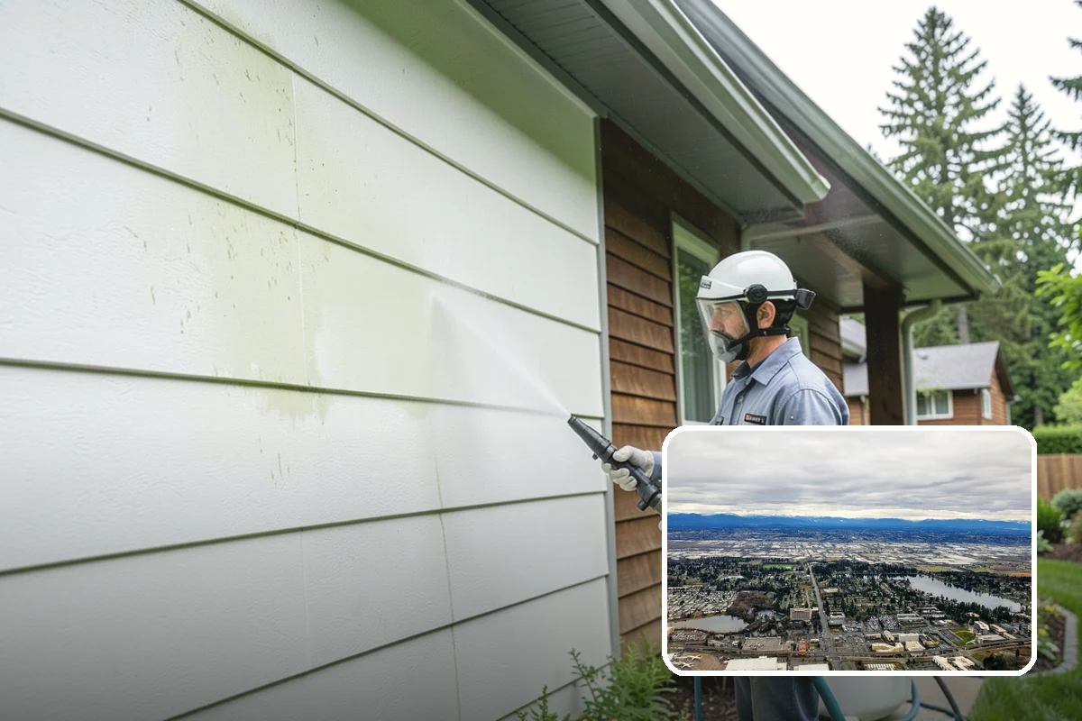 Moss Removal in SeaTac, King County, WA - Clears heavy moss without damaging shingles or joints