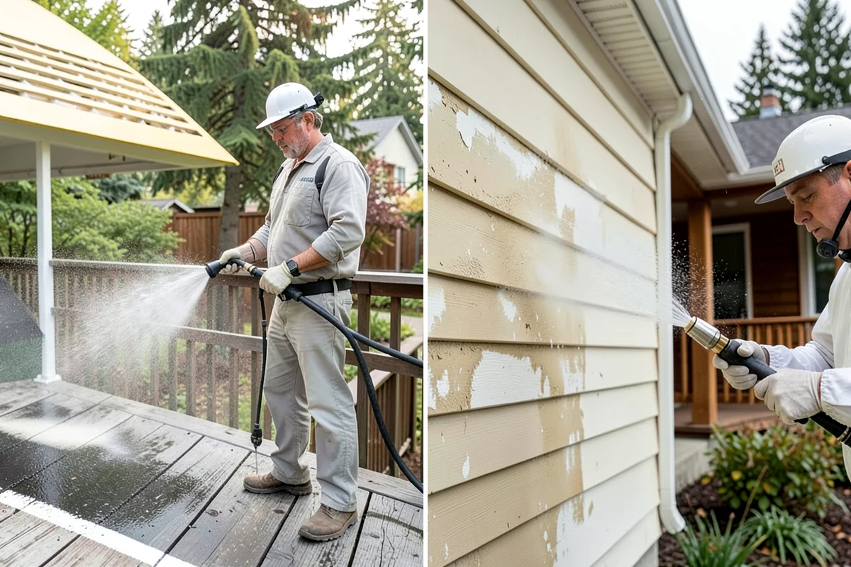 Moss Removal in Seattle, King County, WA - Assess the moss depth and the surfaces involved