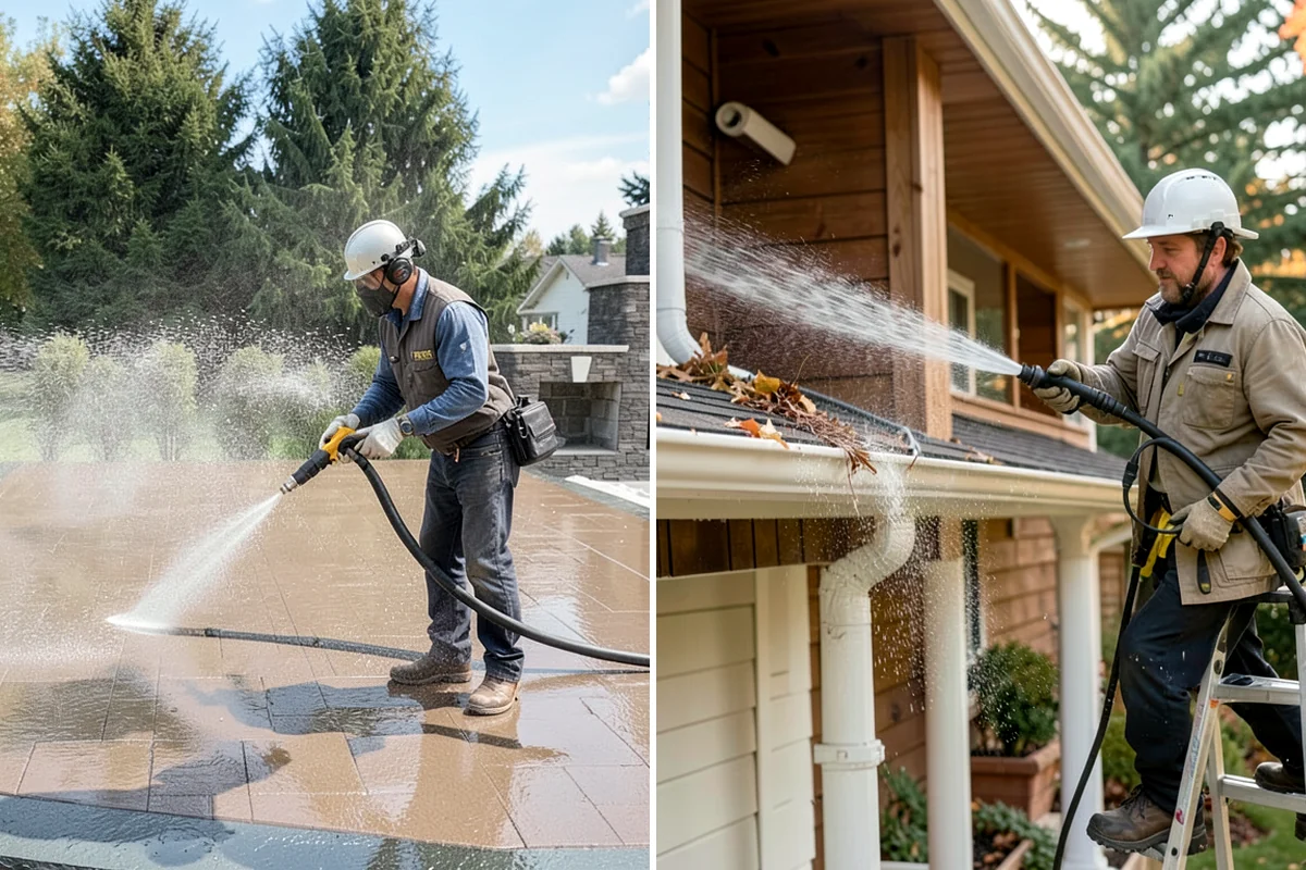 Moss Removal in Sedro-Woolley, Skagit County, WA - Assess the moss depth and the surfaces involved