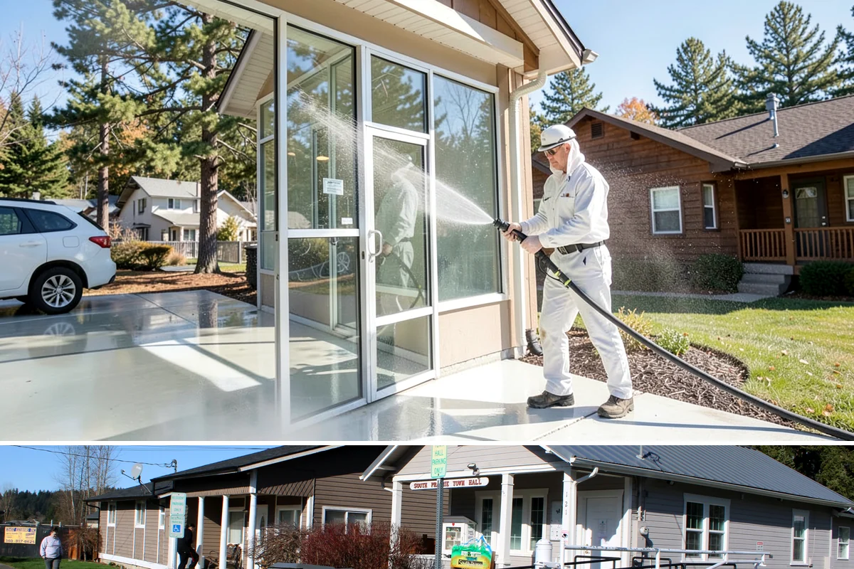 Moss Removal in South Prairie, Pierce County, WA - Remove moss in late summer or early fall so treatment can work before winter rains fuel a new flush of growth.