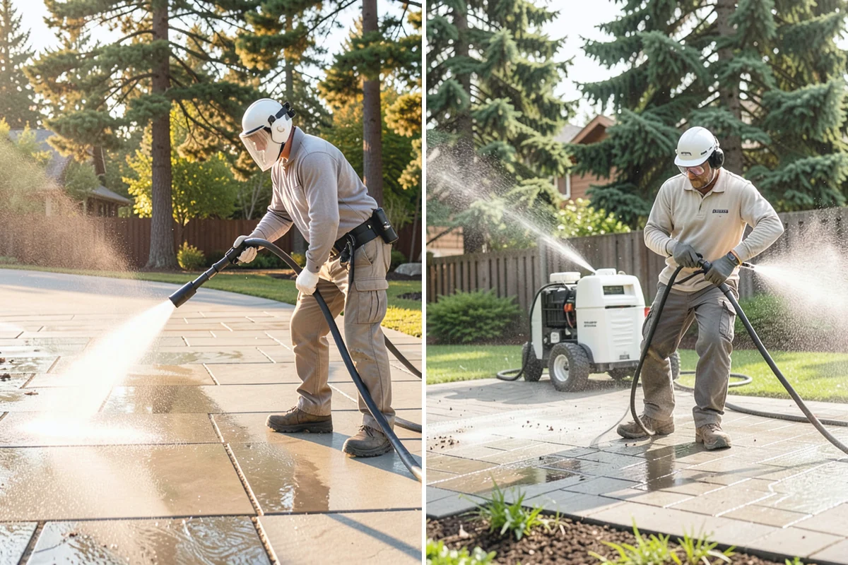 Moss Treatment in Auburn, King County, WA - Identify moss-heavy zones on roofs, hardscapes, and shaded walls