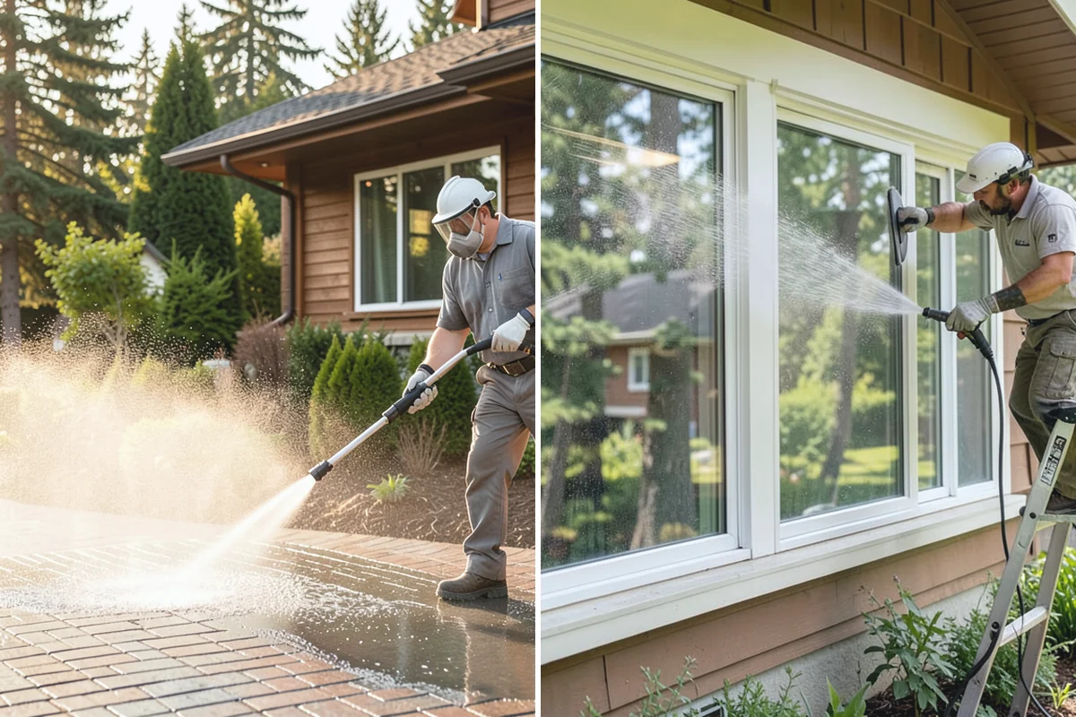Moss Treatment in Bonney Lake, Pierce County, WA - Identify moss-heavy zones on roofs, hardscapes, and shaded walls