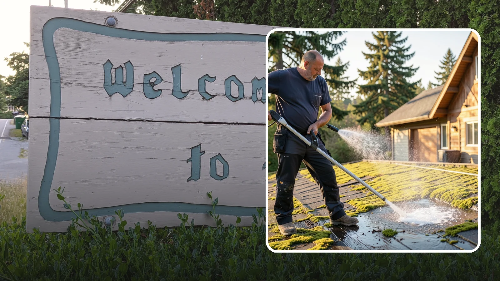 Moss Treatment in Brier, Snohomish County, WA - Moss treatment applies a targeted solution that kills and helps clear the thick moss that thrives on Washington roofs, walkways...