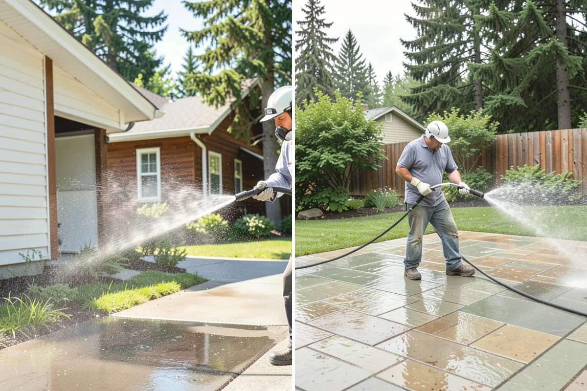 Moss Treatment in Burien, King County, WA - Identify moss-heavy zones on roofs, hardscapes, and shaded walls