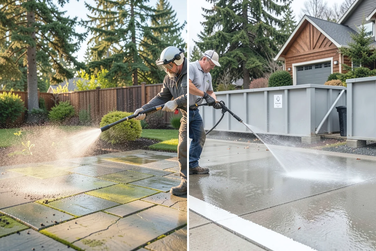 Moss Treatment in Darrington, Snohomish County, WA - Identify moss-heavy zones on roofs, hardscapes, and shaded walls