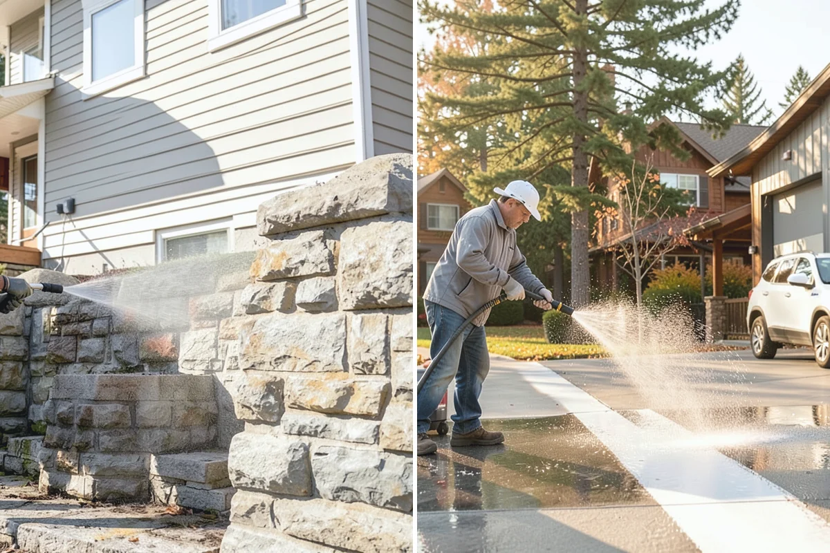 Moss Treatment in Des Moines, King County, WA - Identify moss-heavy zones on roofs, hardscapes, and shaded walls