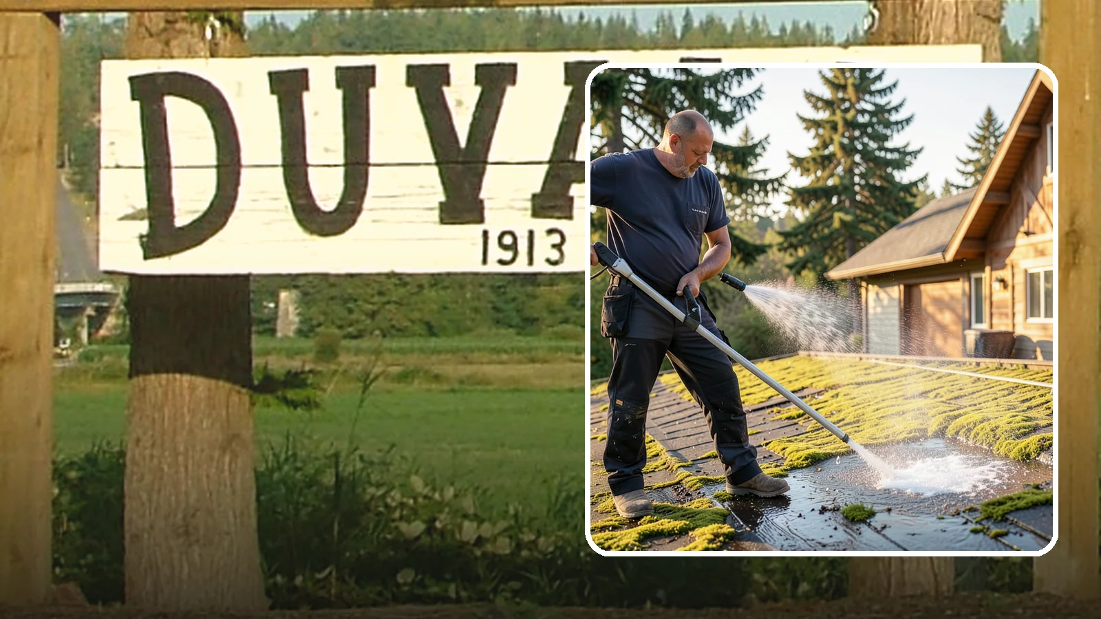 Moss Treatment in Duvall, King County, WA - Moss treatment applies a targeted solution that kills and helps clear the thick moss that thrives on Washington roofs, walkways...