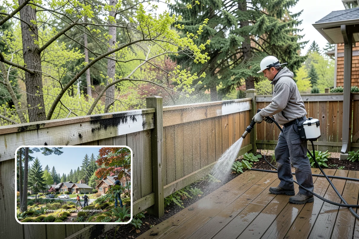 Moss Treatment in Edgewood, Pierce County, WA - Kills moss at the root instead of just scraping the surface