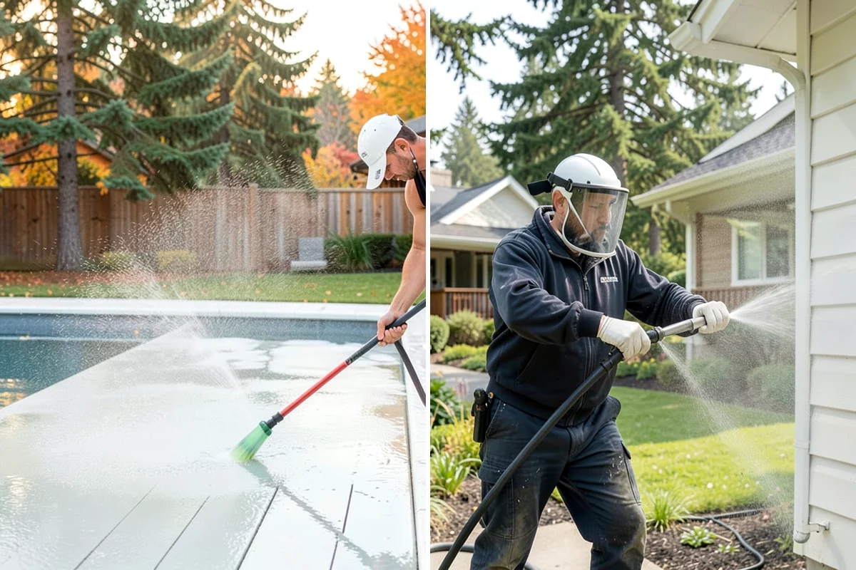 Moss Treatment in Enumclaw, King County, WA - Identify moss-heavy zones on roofs, hardscapes, and shaded walls