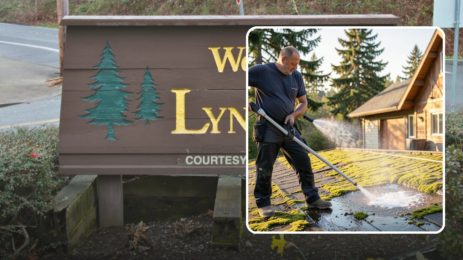 Moss Treatment in Lynnwood, Snohomish County, WA - Moss treatment applies a targeted solution that kills and helps clear the thick moss that thrives on Washington roofs, walkways...