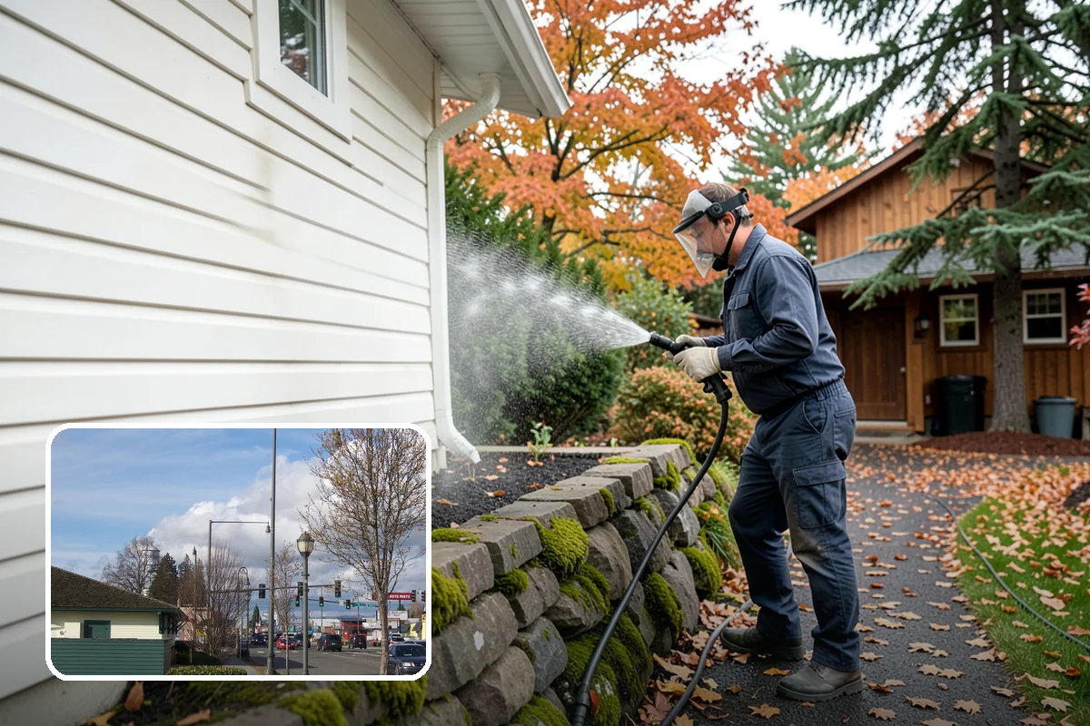 Moss Treatment in Marysville, Snohomish County, WA - Kills moss at the root instead of just scraping the surface