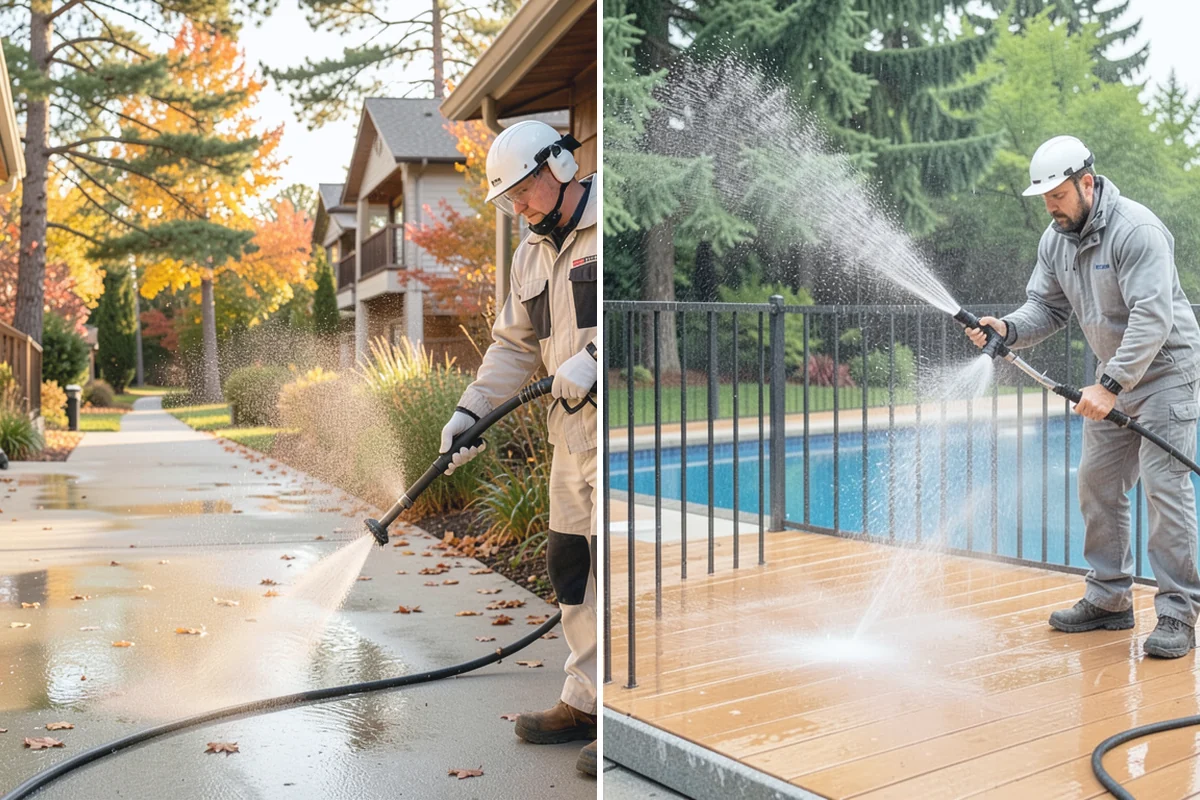 Moss Treatment in Medina, King County, WA - Identify moss-heavy zones on roofs, hardscapes, and shaded walls