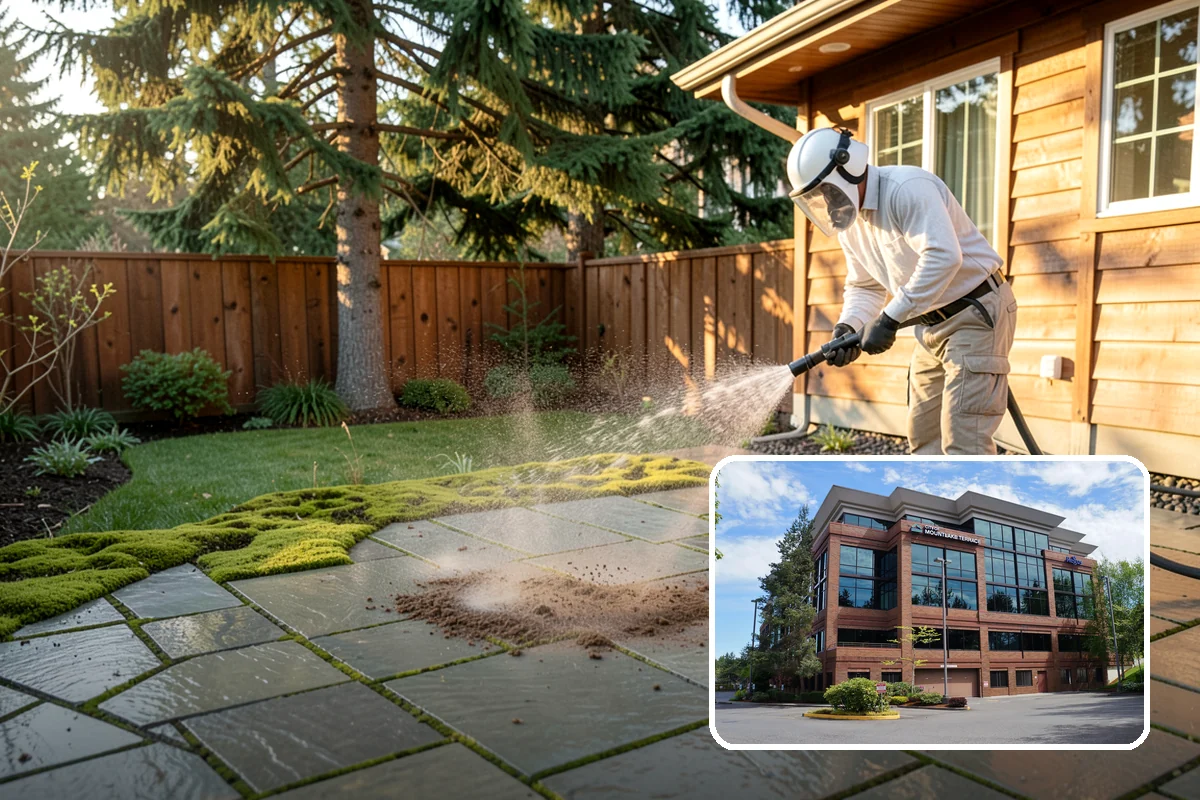 Moss Treatment in Mountlake Terrace, Snohomish County, WA - Kills moss at the root instead of just scraping the surface