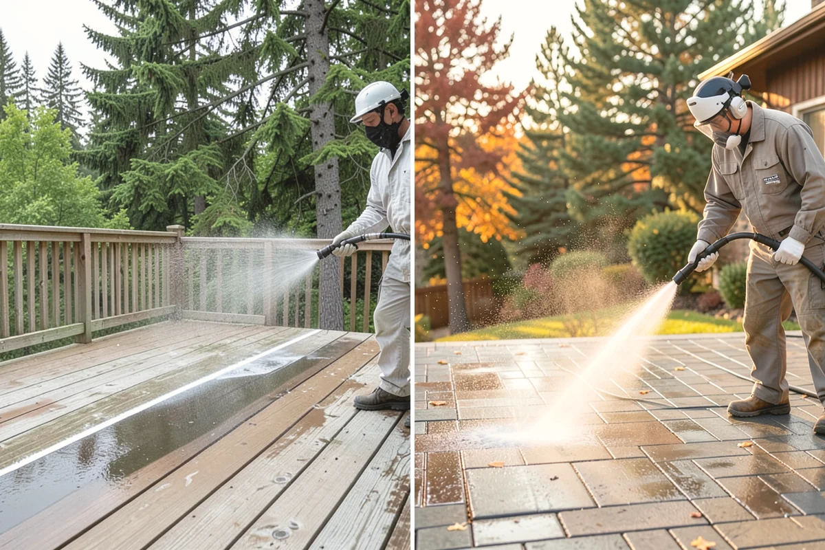 Moss Treatment in Mountlake Terrace, Snohomish County, WA - Identify moss-heavy zones on roofs, hardscapes, and shaded walls