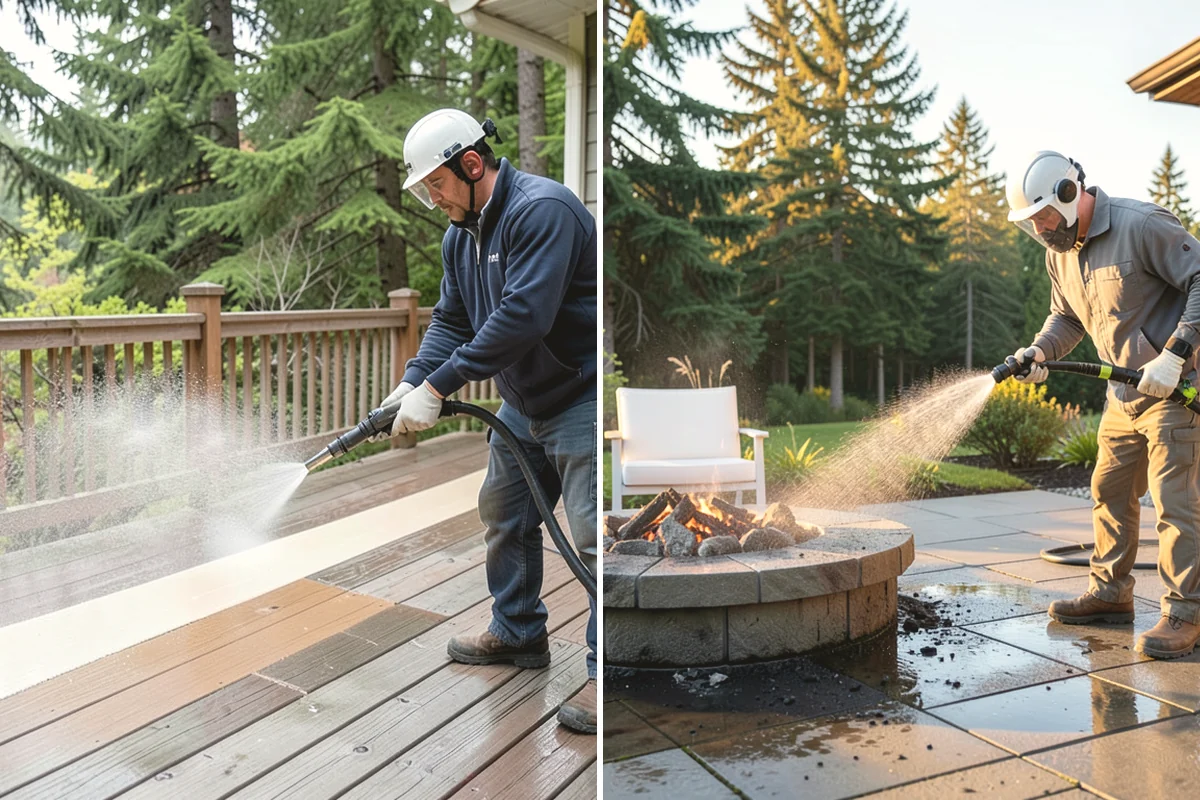 Moss Treatment in Mukilteo, Snohomish County, WA - Identify moss-heavy zones on roofs, hardscapes, and shaded walls