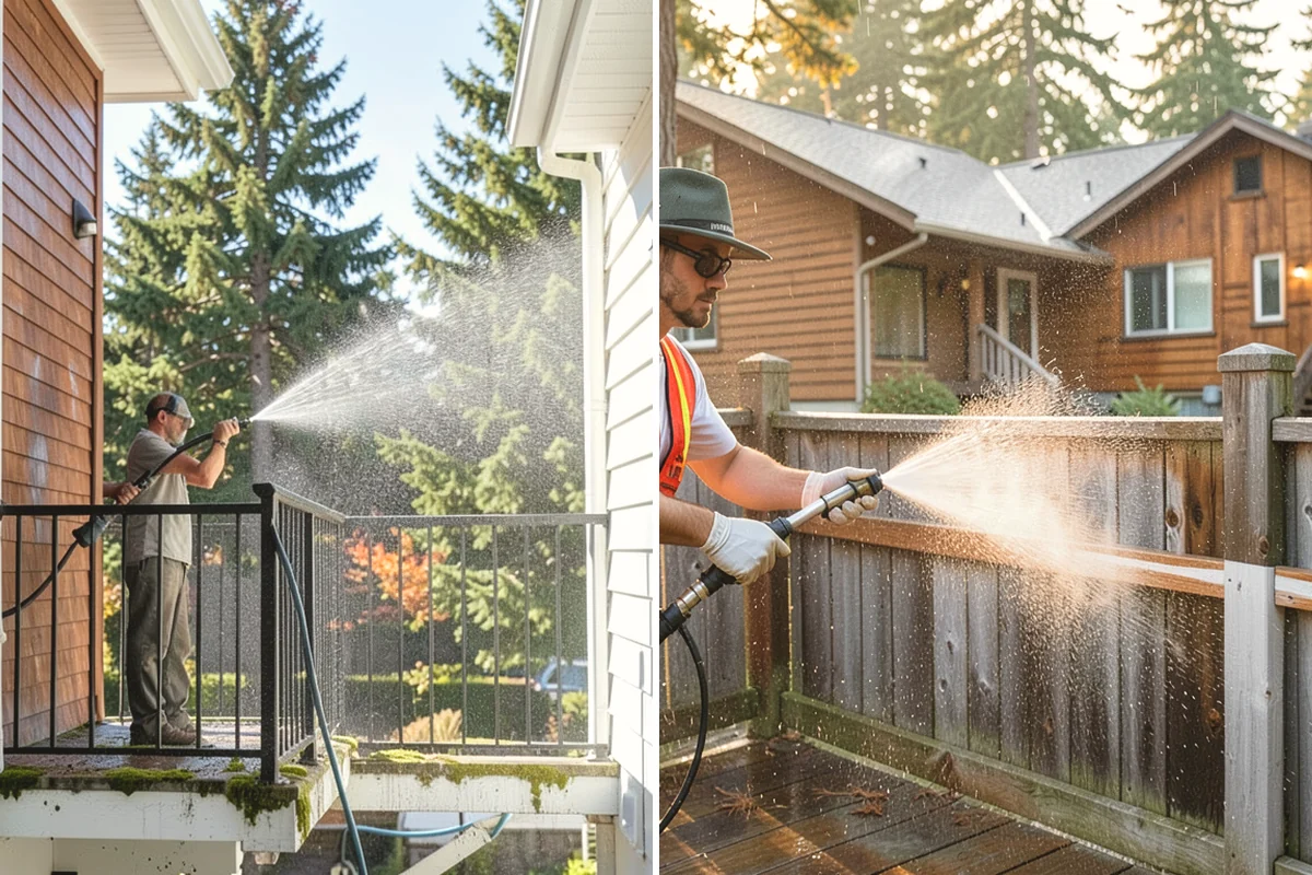 Moss Treatment in Ruston, Pierce County, WA - Identify moss-heavy zones on roofs, hardscapes, and shaded walls