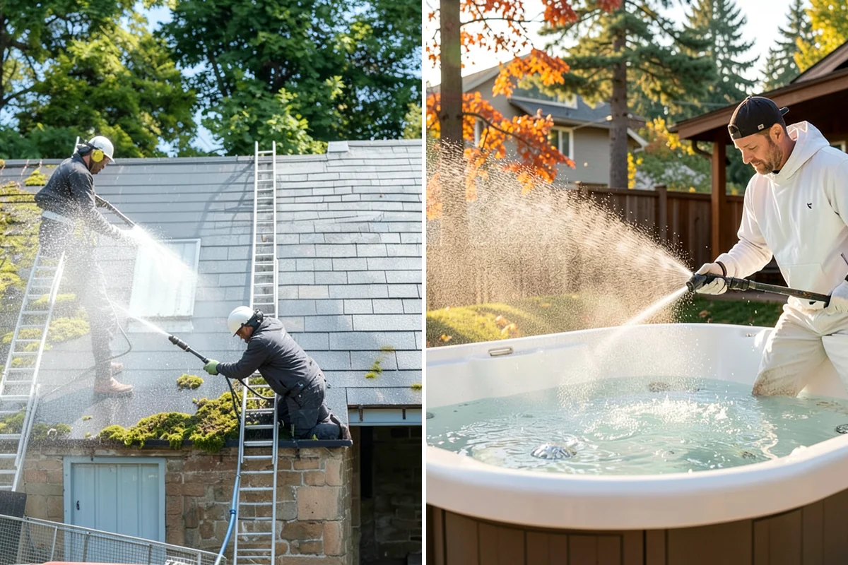 Moss Treatment in Sedro-Woolley, Skagit County, WA - Identify moss-heavy zones on roofs, hardscapes, and shaded walls