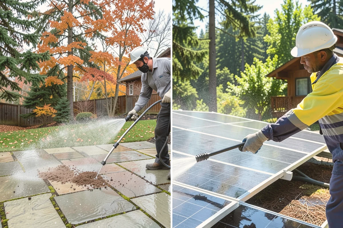 Moss Treatment in Stanwood, Snohomish County, WA - Identify moss-heavy zones on roofs, hardscapes, and shaded walls