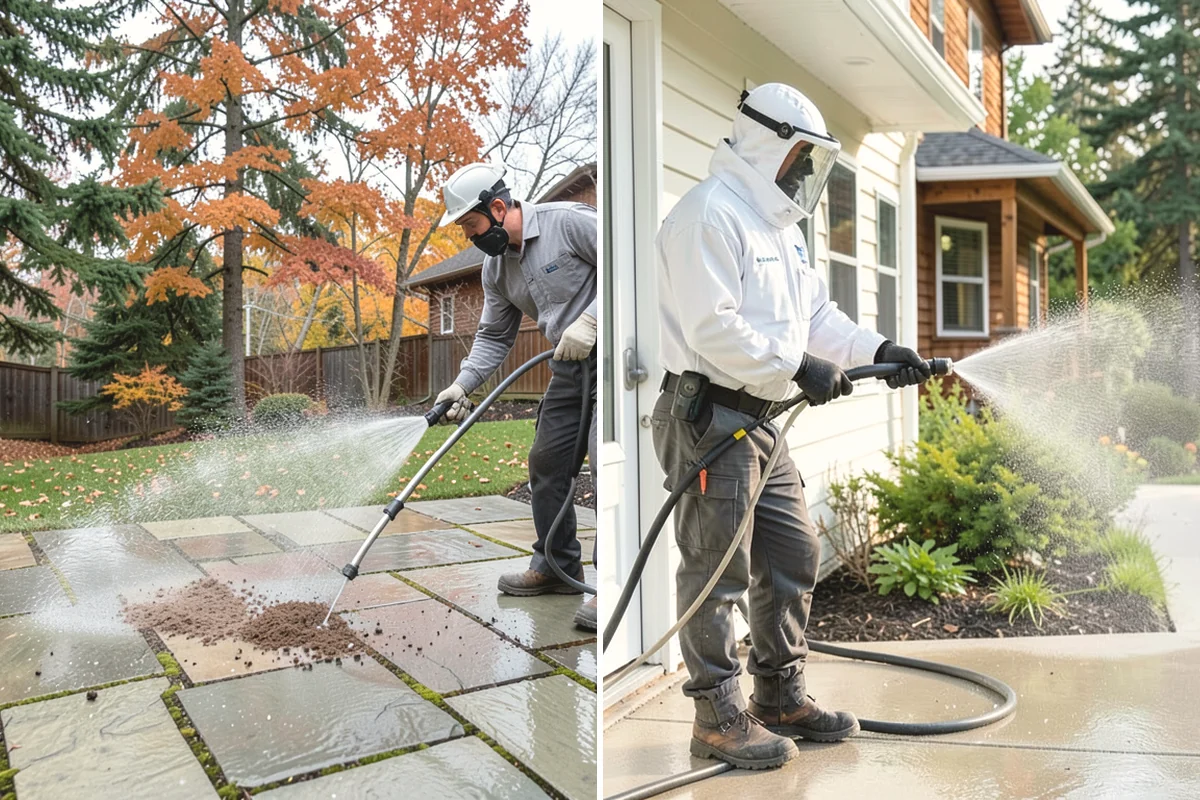 Moss Treatment in Steilacoom, Pierce County, WA - Identify moss-heavy zones on roofs, hardscapes, and shaded walls