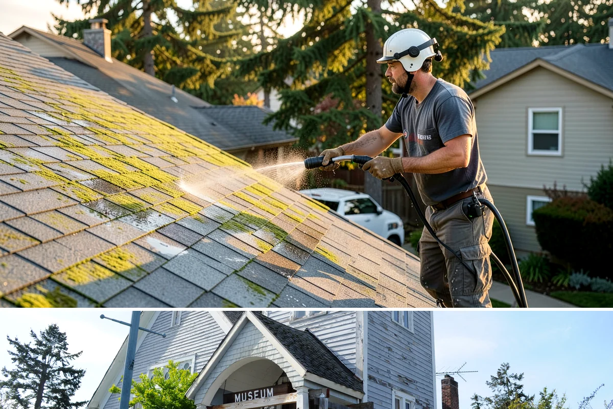 Moss Treatment in Steilacoom, Pierce County, WA - Fall and late winter are prime windows, applying treatment as moss actively grows during the wettest, coolest stretches of the...