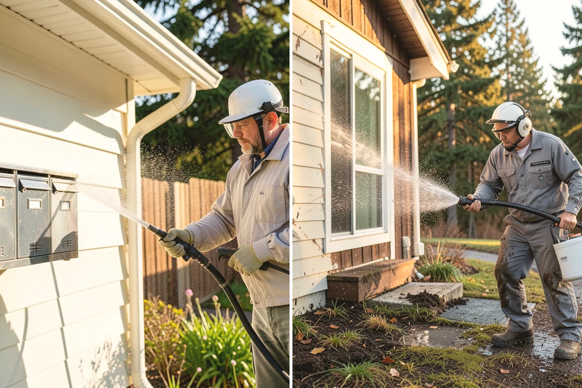 Moss Treatment in University Place, Pierce County, WA - Identify moss-heavy zones on roofs, hardscapes, and shaded walls