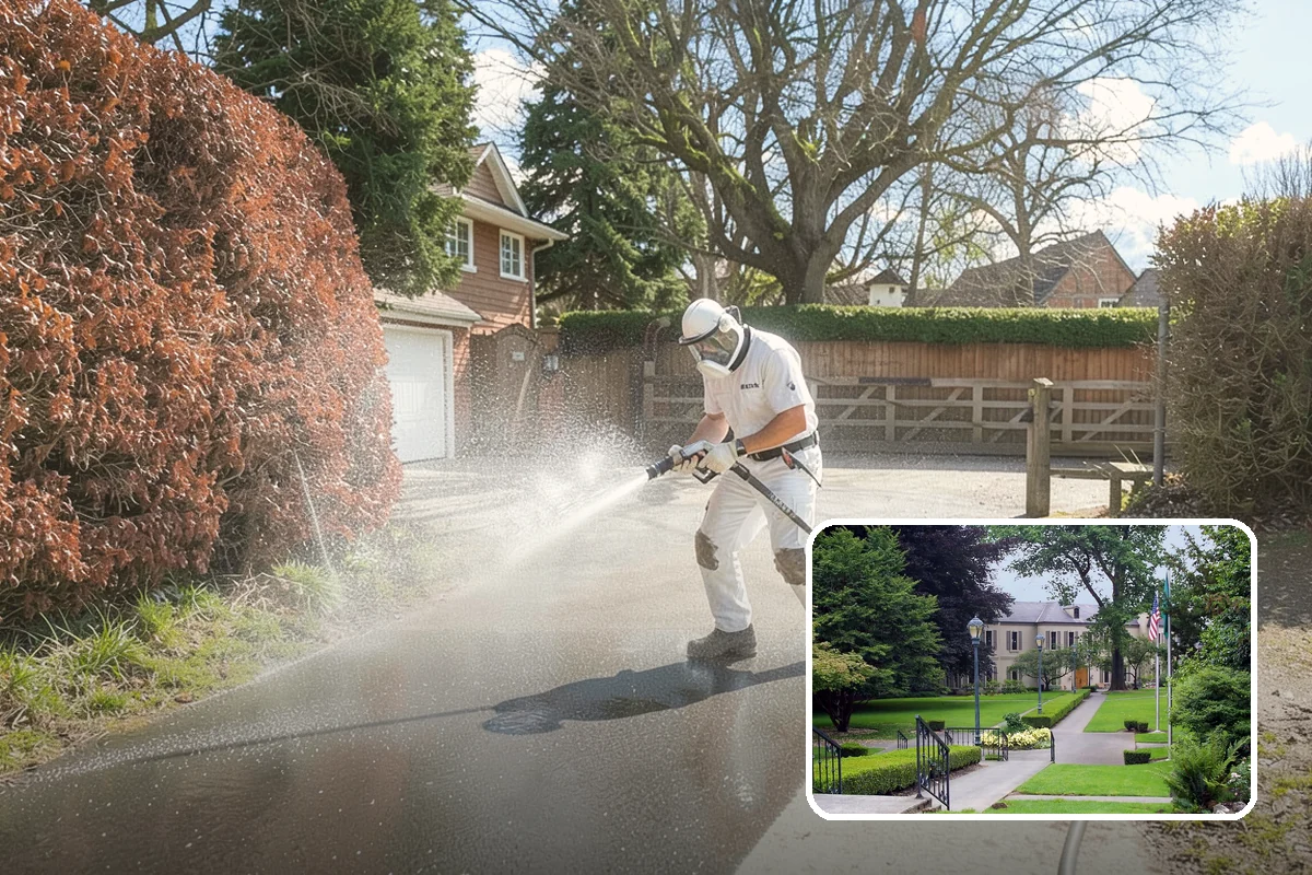 Moss Treatment in Woodinville, King County, WA - Kills moss at the root instead of just scraping the surface