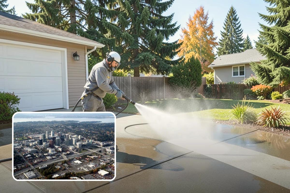 Move-In Exterior Cleaning in Bellevue, King County, WA - Delivers a clean exterior for new owners from the first day