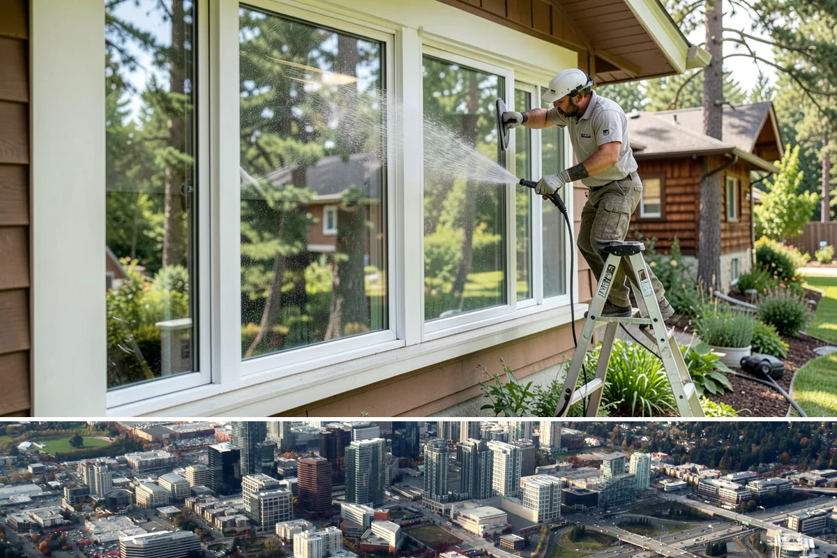 Move-In Exterior Cleaning in Bellevue, King County, WA - Schedule around the closing or move date, ideally during a dry stretch so the home is clean before belongings arrive.