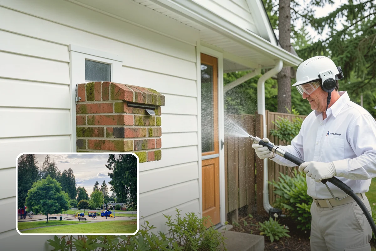 Move-In Exterior Cleaning in Bonney Lake, Pierce County, WA - Delivers a clean exterior for new owners from the first day